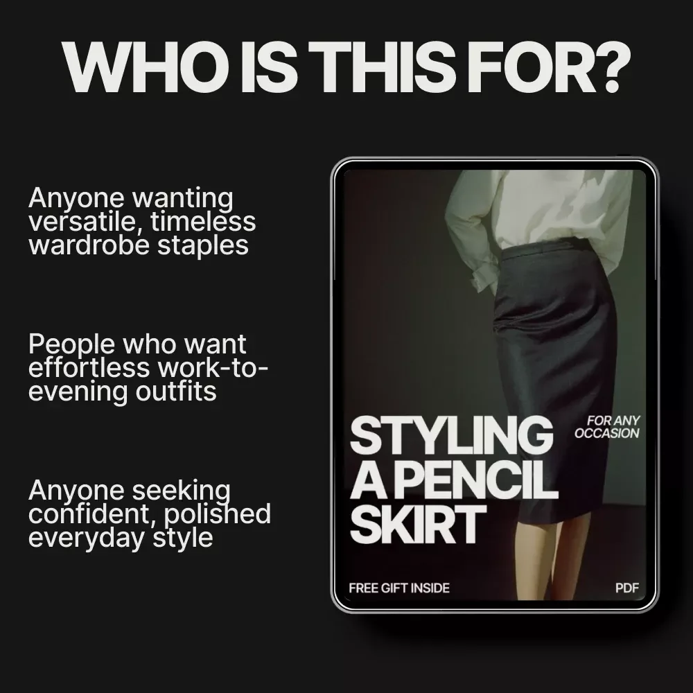 Styling a Pencil Skirt for Any Occasion | Ebook Guide | Workwear to Event Style Made Easy