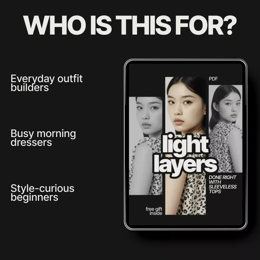Light Layers Done Right With Sleeveless Tops | Style Guide for How to Style a Sleeveless Top With Layers | Easy Everyday Outfit Formulas