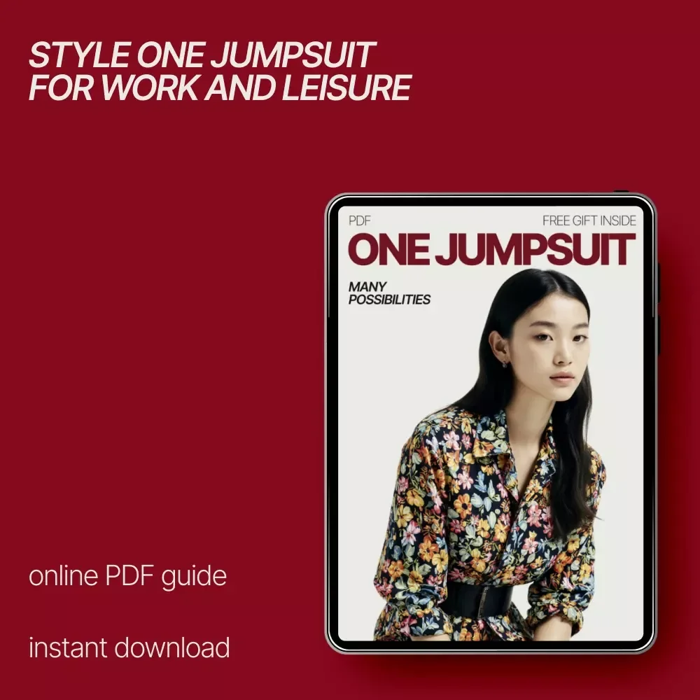 One Jumpsuit Many Possibilities – Styling Guide | How to Style a Jumpsuit for Work and Leisure | Versatile Outfit Planning Digital Download