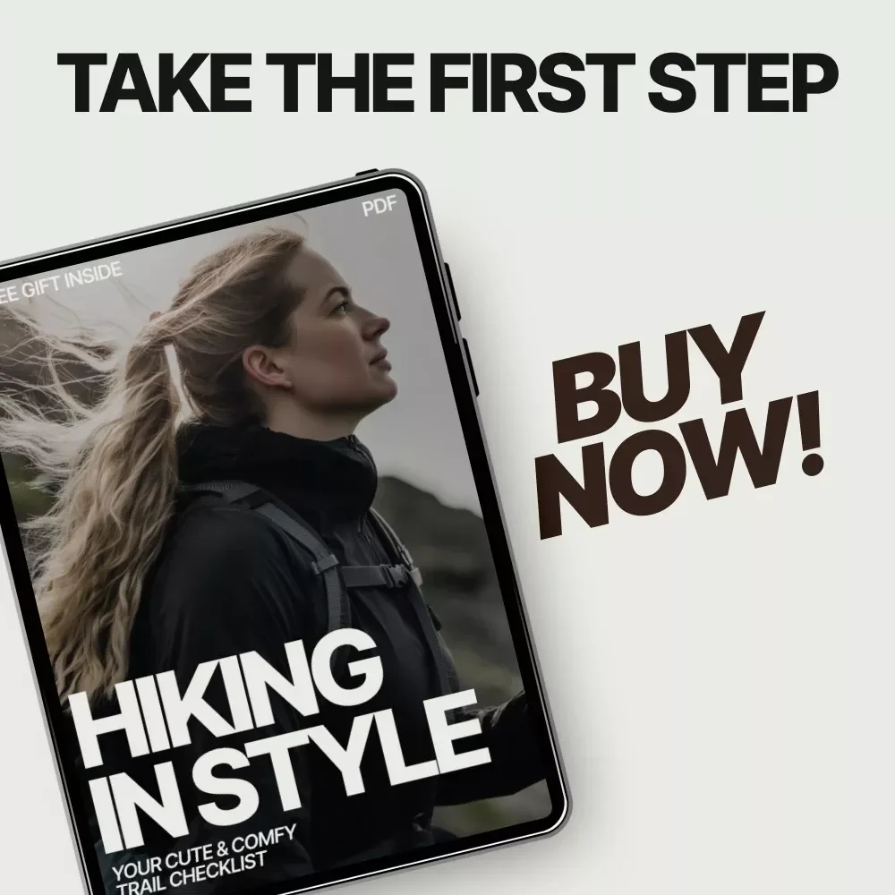 Hiking in Style: Your Cute & Comfy Trail Checklist | Digital Hiking Checklist | what to wear hiking that's still cute