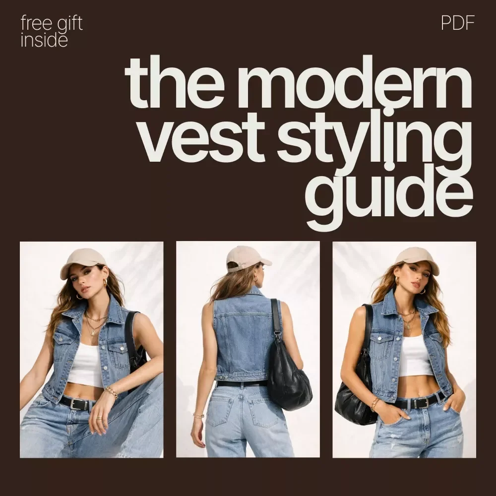 The Modern Vest Styling Guide | Ebook on how to style a vest in casual and smart outfits | Everyday to Polished Outfit Inspiration