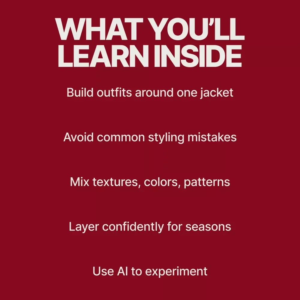 The Ultimate Guide to Styling Your Corduroy Jacket | How to Style a Corduroy Jacket for Casual & Smart Looks | Digital Fashion Guide Download