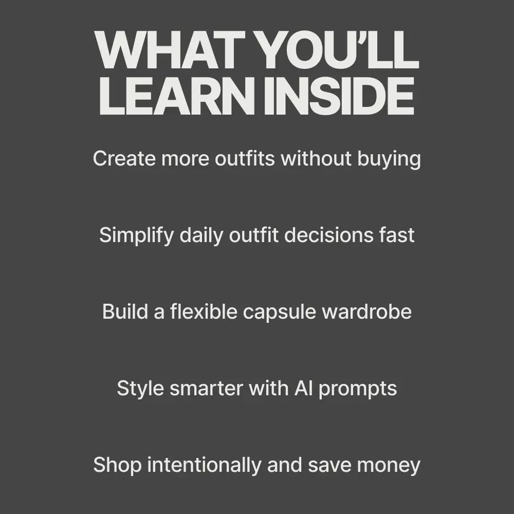 Wear More With Less – A Smart Style Guide for How to Maximize Wardrobe Pieces for Style, Capsule Closet Planning & Effortless Everyday Outfits