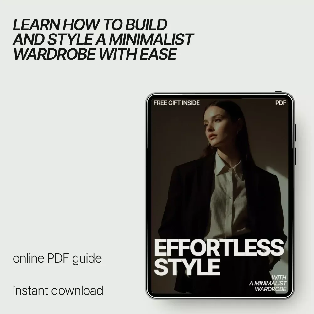 Effortless Style With a Minimalist Wardrobe – eBook Guide to How to Style Minimalist Wardrobe Items, Capsule Closet Styling, Everyday Outfits Made Simple