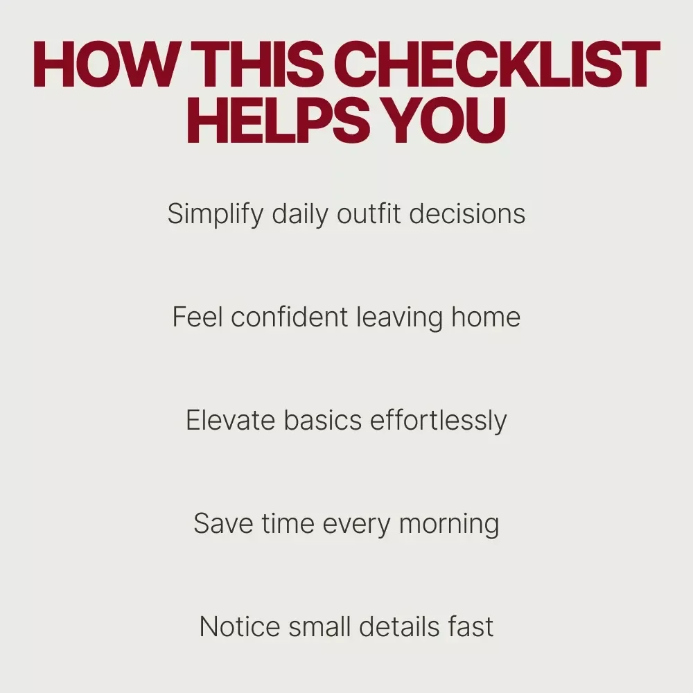 The Everyday Polished Look Checklist | How to Look Polished Every Day | Effortless Style & Confidence Digital Checklist