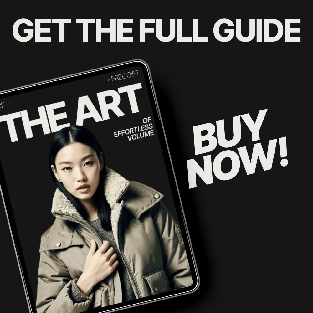 The Art of Effortless Volume – Ebook Guide on How to Style Oversized Jackets and Coats | Modern Layering, Proportion & Everyday Outerwear Styling