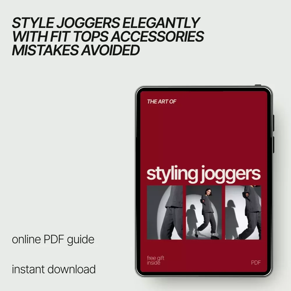 The Art of Styling Joggers | Modern Everyday Fashion Digital Download