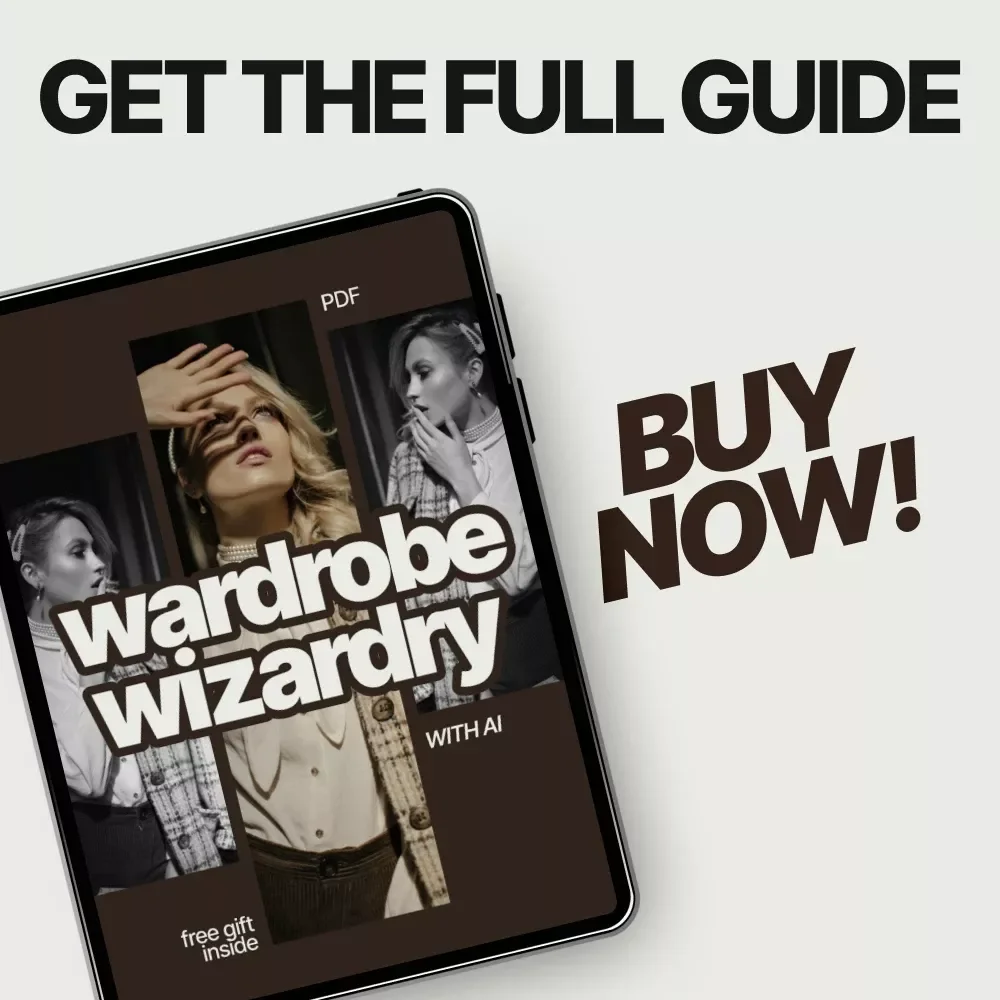Wardrobe Wizardry with AI – Smart Fashion Ebook Using ai to match clothes from your wardrobe, Digital Styling Guide, Modern Outfit Planner Download