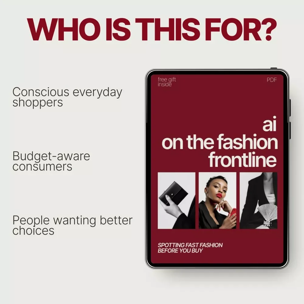 AI on the Fashion Frontline: Spotting Fast Fashion Before You Buy | Conscious Shopping Guide | AI for Identifying Fast Fashion Brands to Avoid