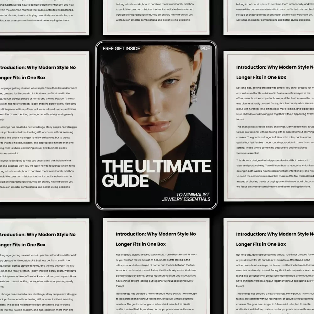 The Ultimate Guide to Minimalist Jewelry Essentials | Modern Style eBook for Building a Timeless Jewelry Collection