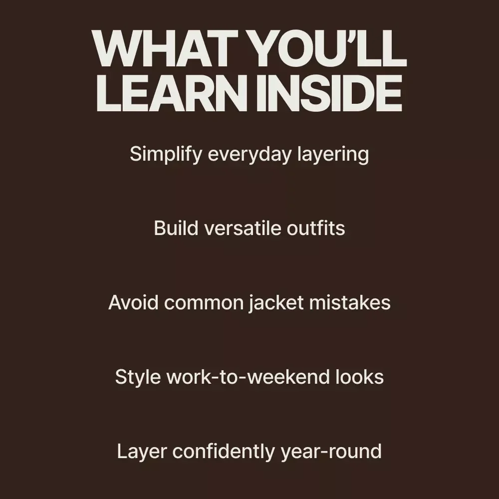 Effortless Layers with Utility Jackets – Ebook Guide on how to style a utility jacket for layered looks | Modern Capsule Wardrobe Styling