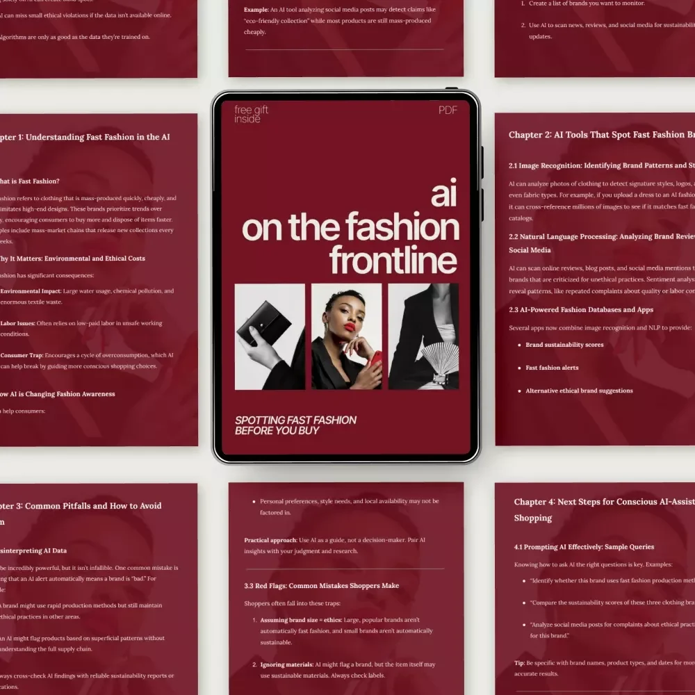 AI on the Fashion Frontline: Spotting Fast Fashion Before You Buy | Conscious Shopping Guide | AI for Identifying Fast Fashion Brands to Avoid
