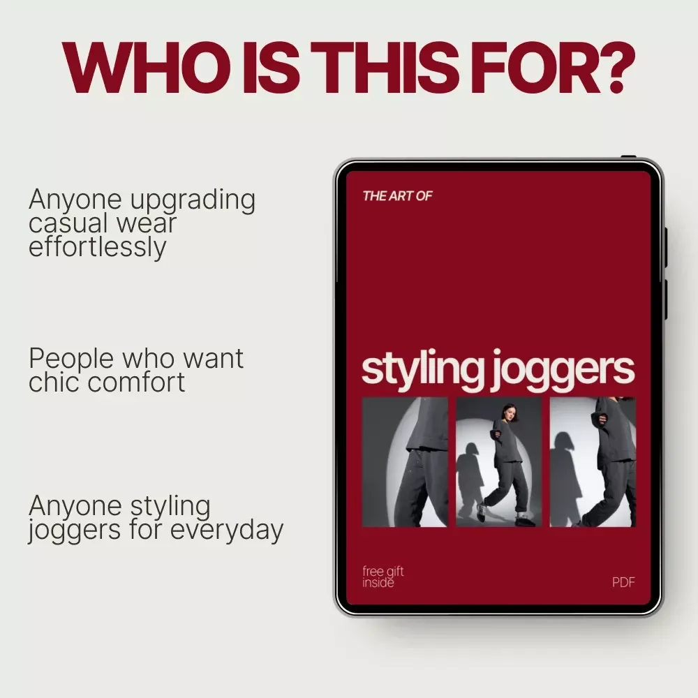 The Art of Styling Joggers | Modern Everyday Fashion Digital Download