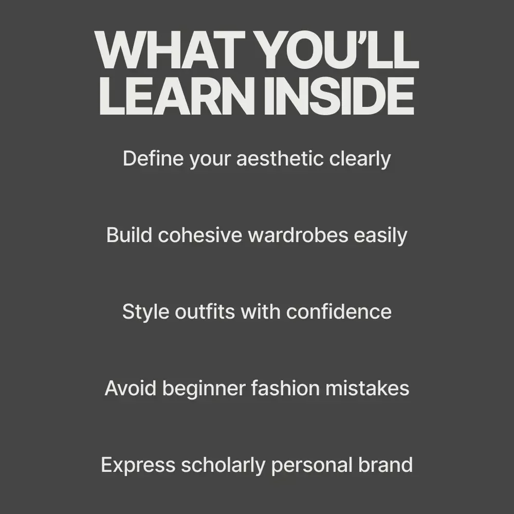 A Beginner’s Guide to Dark Academia Fashion | Dark Academia Fashion for Beginners | Digital Style Guide & Wardrobe Building Handbook