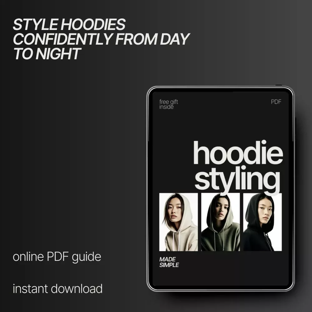 Hoodie Styling Made Simple | Easy Guide on How to Style a Hoodie for Casual Chic Outfits | Everyday to Night Looks Digital Download