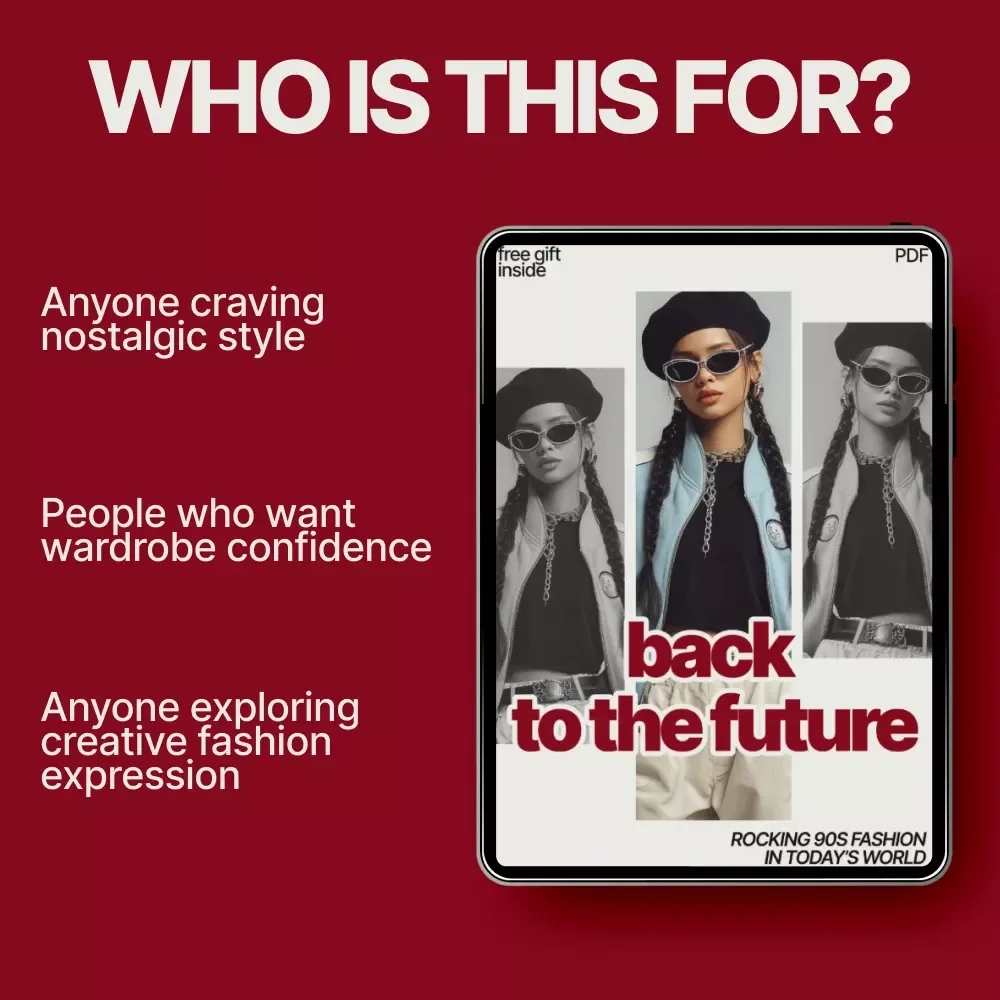 Back to the Future: Rocking 90s Fashion in Today’s World – Digital Style Guide | Vintage 90s Fashion How to Wear Now | Modern Outfit Tips & AI Styling
