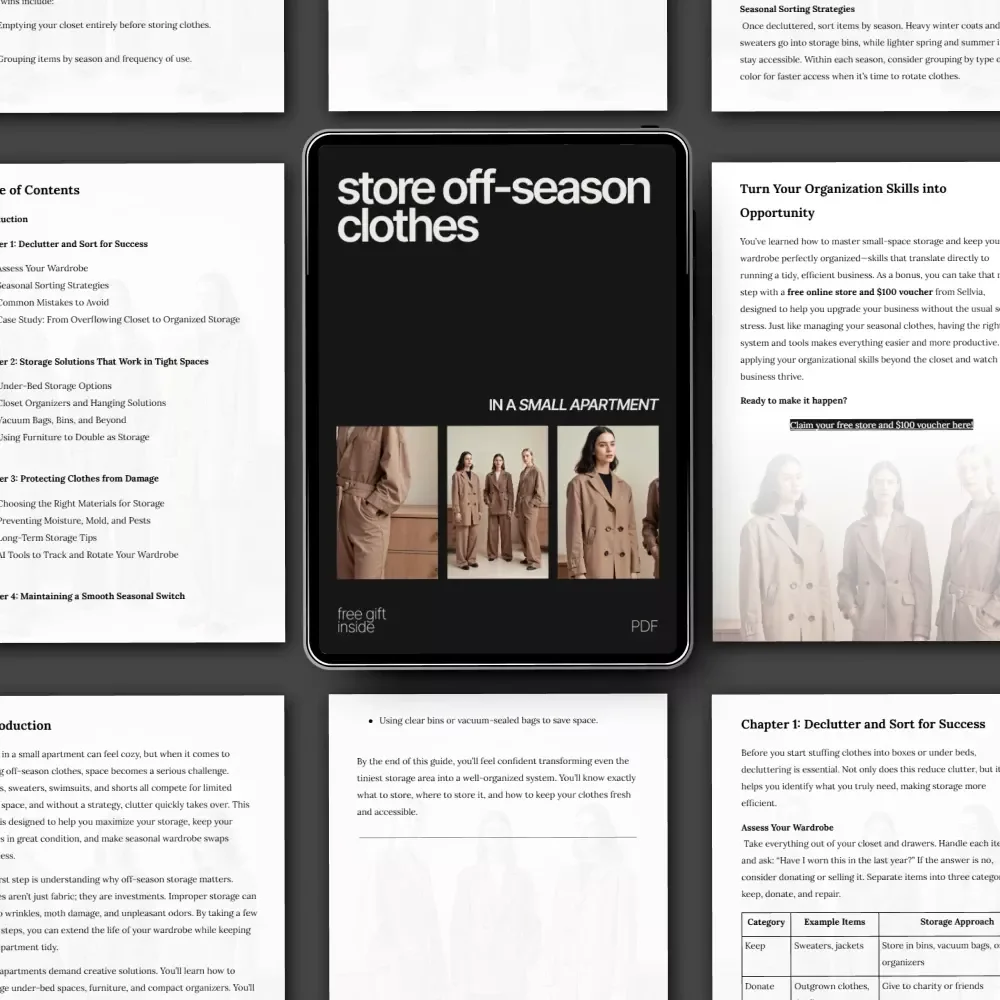 Store Off-Season Clothes in a Small Apartment – Practical Guide on how to store off season clothes in a small apartment | Smart Storage, Declutter & Protect Your Wardrobe