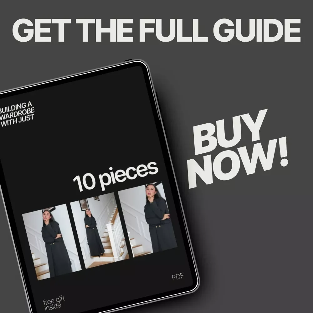 Building a Wardrobe with Just 10 Pieces – Capsule Wardrobe Guide, Minimalist Fashion eBook, 10-Piece Closet Checklist & Outfit Planning Download