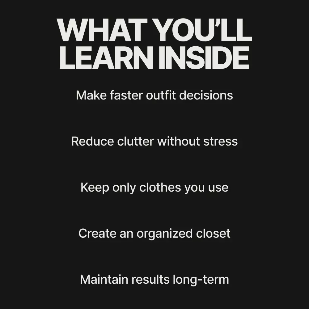 A Calm, Smart Way to Declutter Your Wardrobe – eBook Guide for How to Declutter Wardrobe Efficiently, Build a Focused Closet & Simplify Your Style