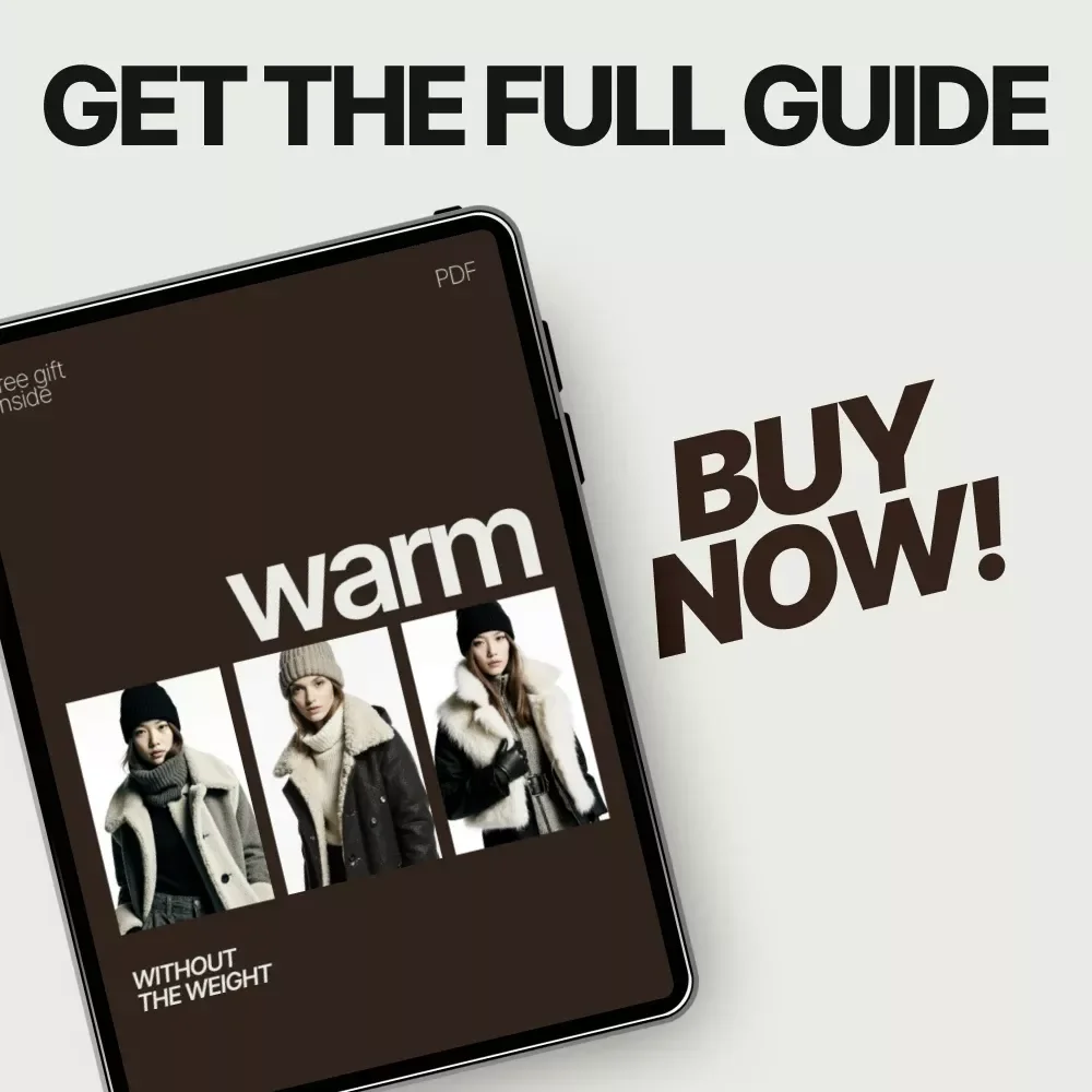 Warm Without the Weight – A Smart Winter Styling Ebook | How to Style Winter Layers Without Bulk Guide