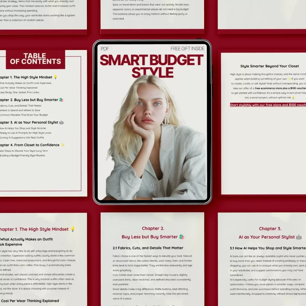 Smart Budget Style – A Practical Guide to High Style Fashion on a Budget | How to Get High Style Without Overspending