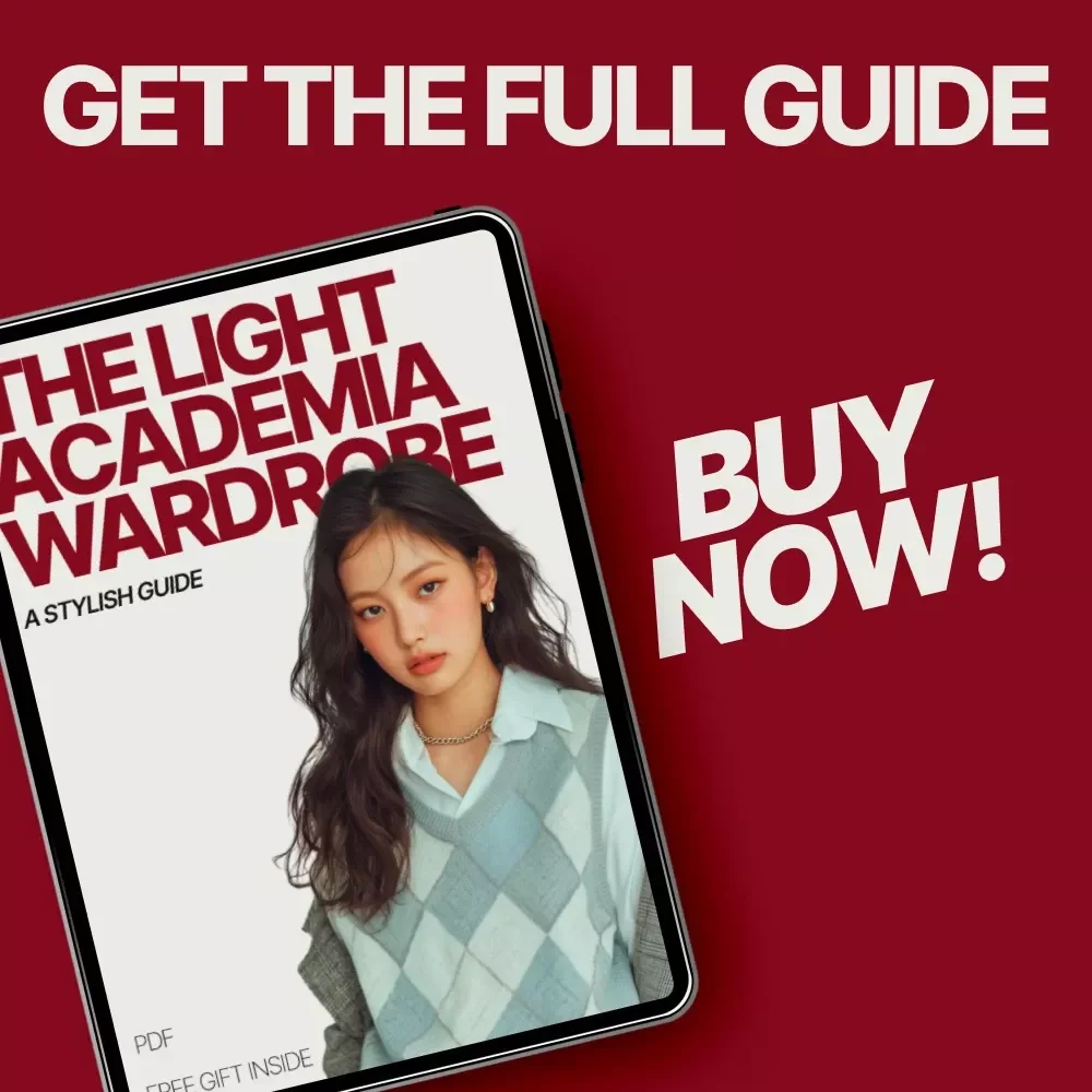 The Light Academia Wardrobe: A Stylish Guide | Light Academia Outfit Ideas, Elegant Capsule Style Guide, Digital Fashion Download