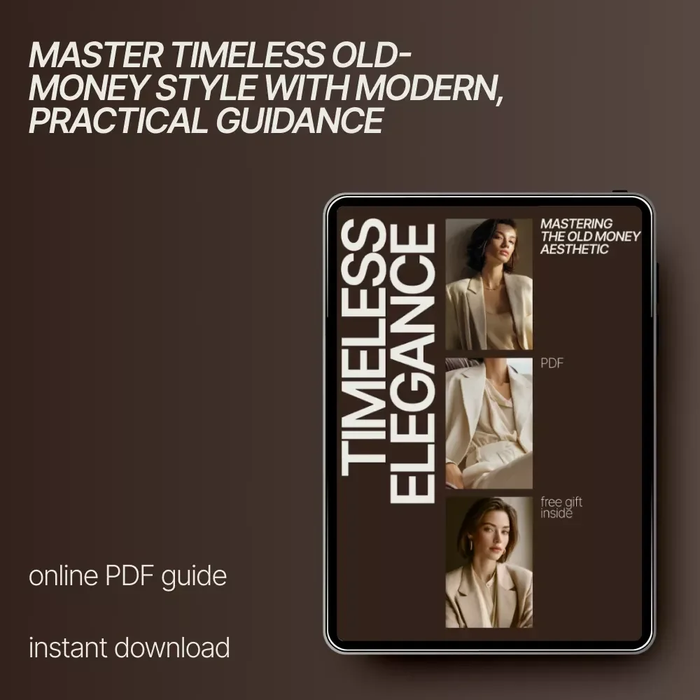Timeless Elegance: Mastering the Old Money Aesthetic – A Classic Style Guide for How to Dress in the Old Money Aesthetic