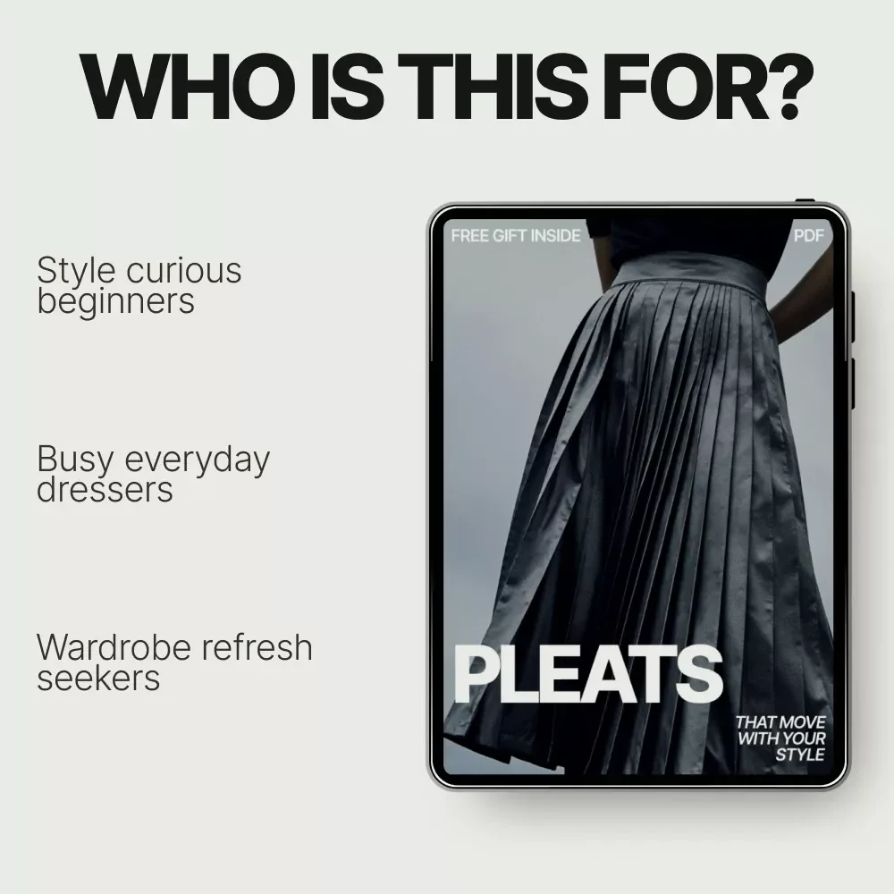 Pleats That Move With Your Style – A Practical Style Guide on how to style a pleated skirt with tops and jackets for Everyday & Occasion Wear
