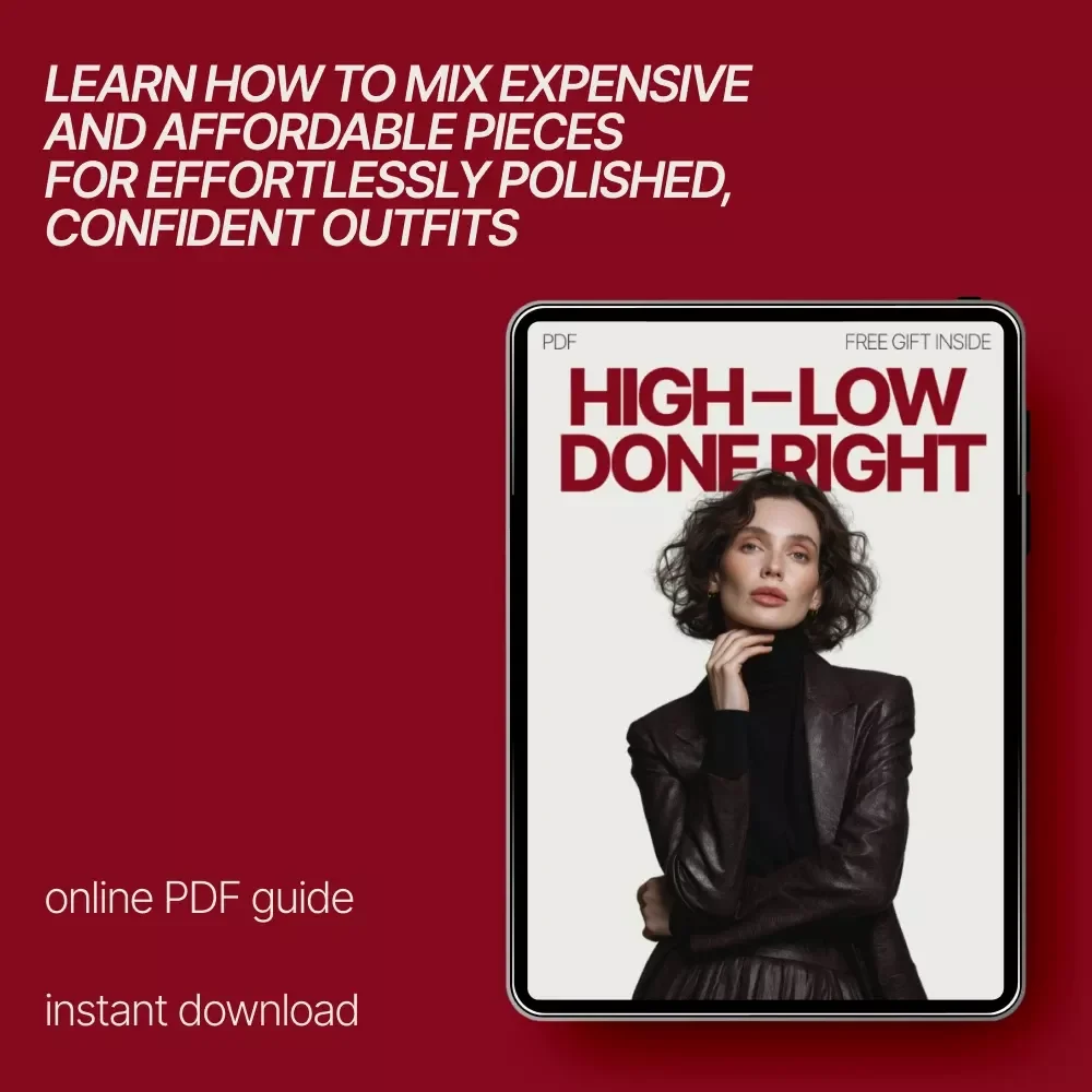 High–Low Done Right – A Smart Style Guide on how to mix expensive and affordable pieces for Effortless, Polished Outfits