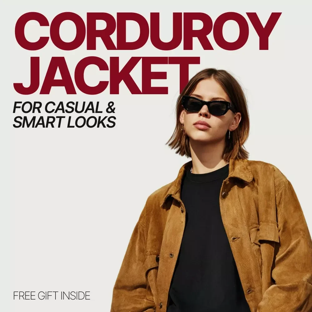 The Ultimate Guide to Styling Your Corduroy Jacket | How to Style a Corduroy Jacket for Casual & Smart Looks | Digital Fashion Guide Download
