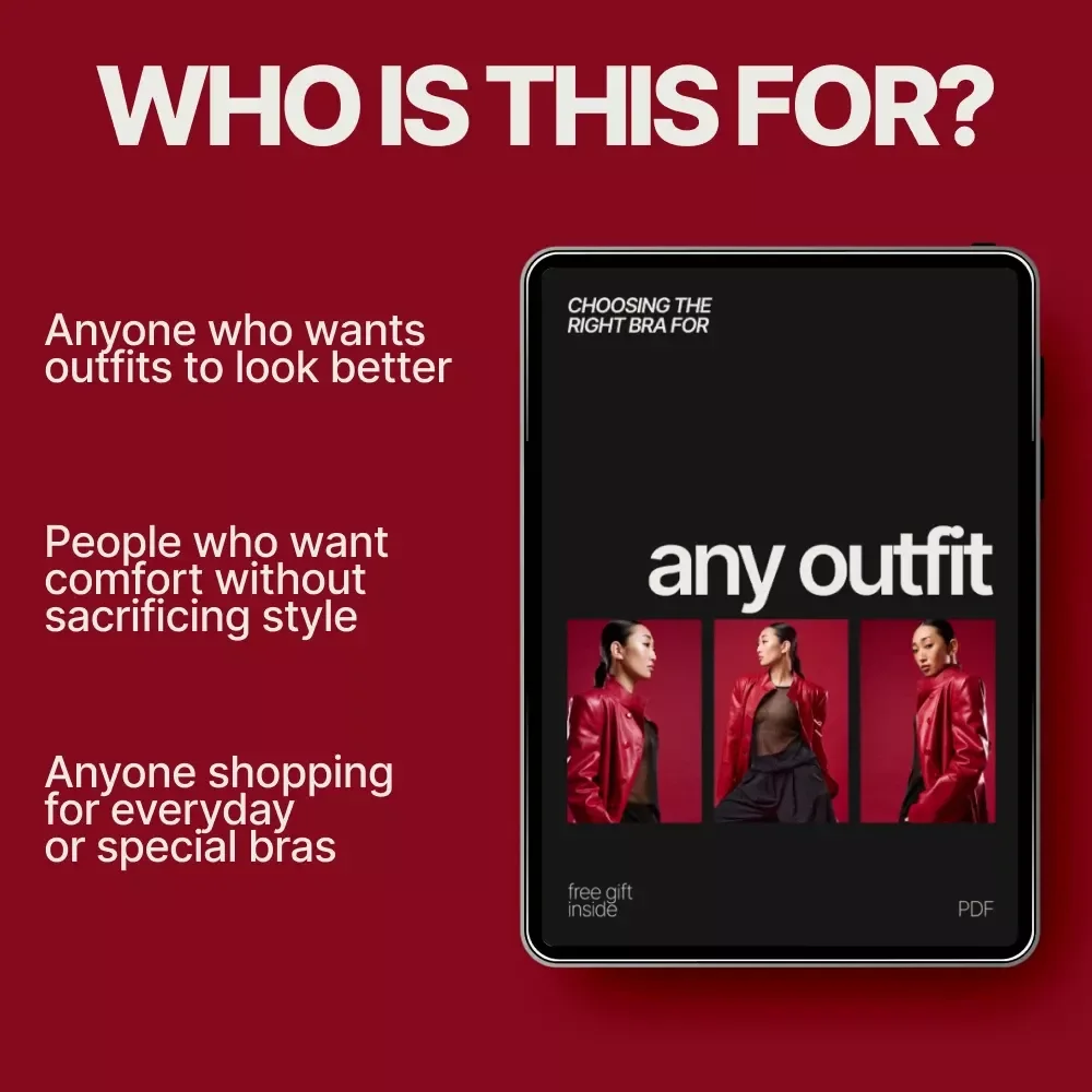 Choosing the Right Bra for Any Outfit – Complete Guide on How to Find the Right Bra for Your Outfit | Digital Download