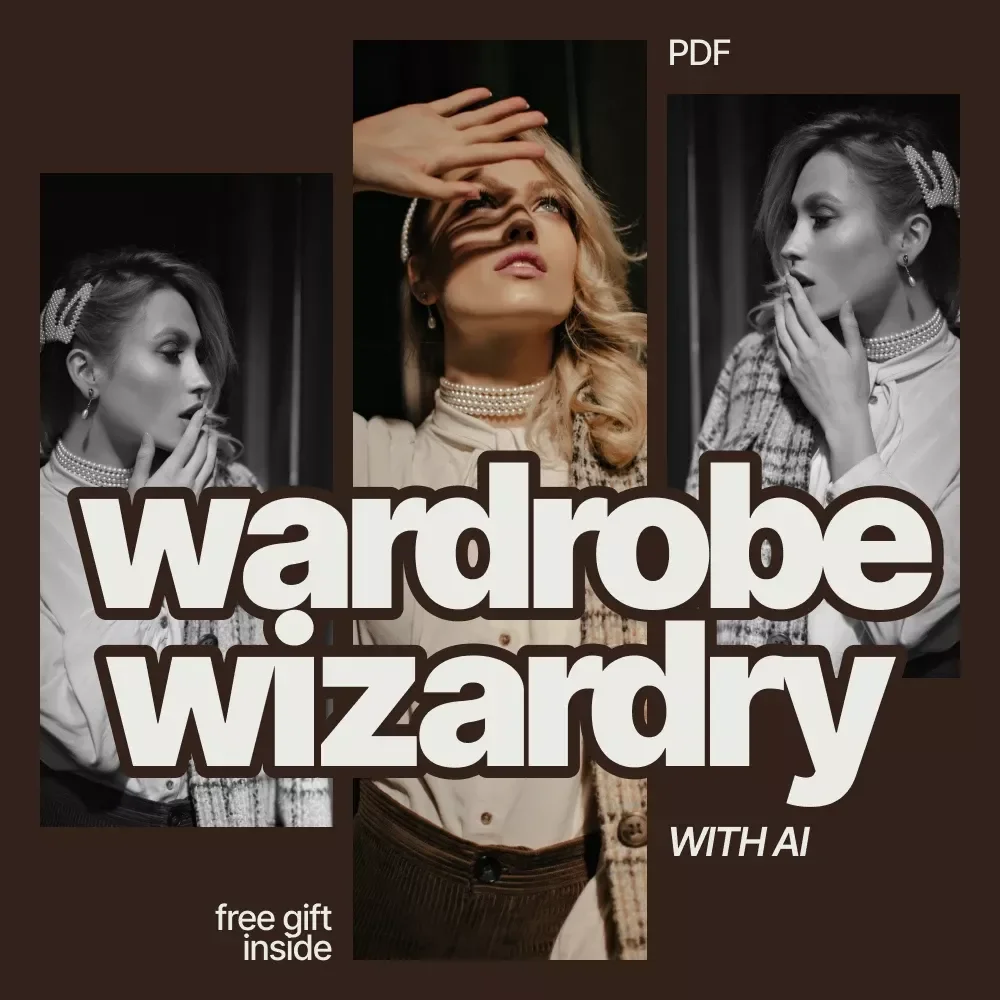 Wardrobe Wizardry with AI – Smart Fashion Ebook Using ai to match clothes from your wardrobe, Digital Styling Guide, Modern Outfit Planner Download