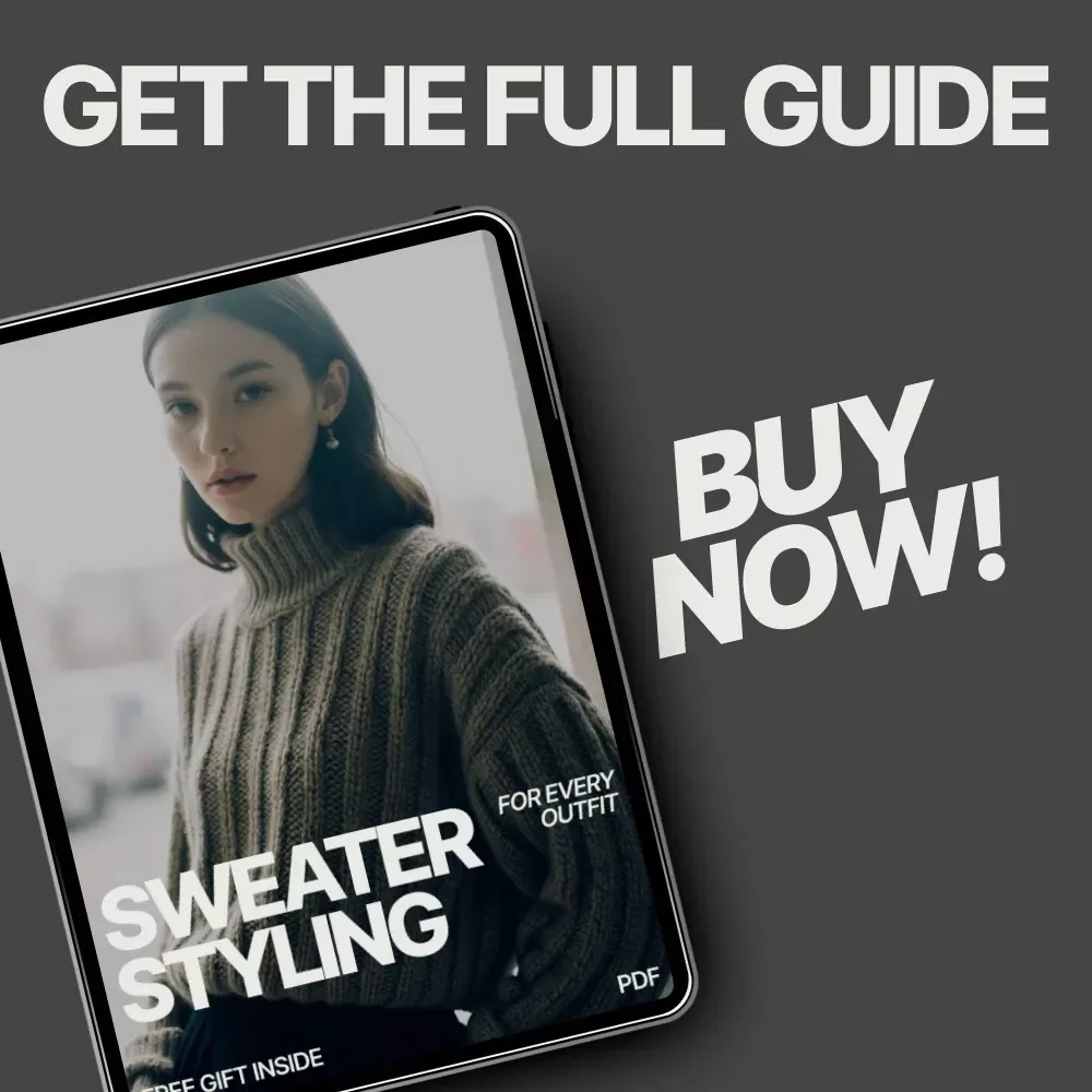 Sweater Styling for Every Outfit – Easy Guide on How to Style a Knit Sweater with Skirts and Pants | Everyday Chic Digital Guide