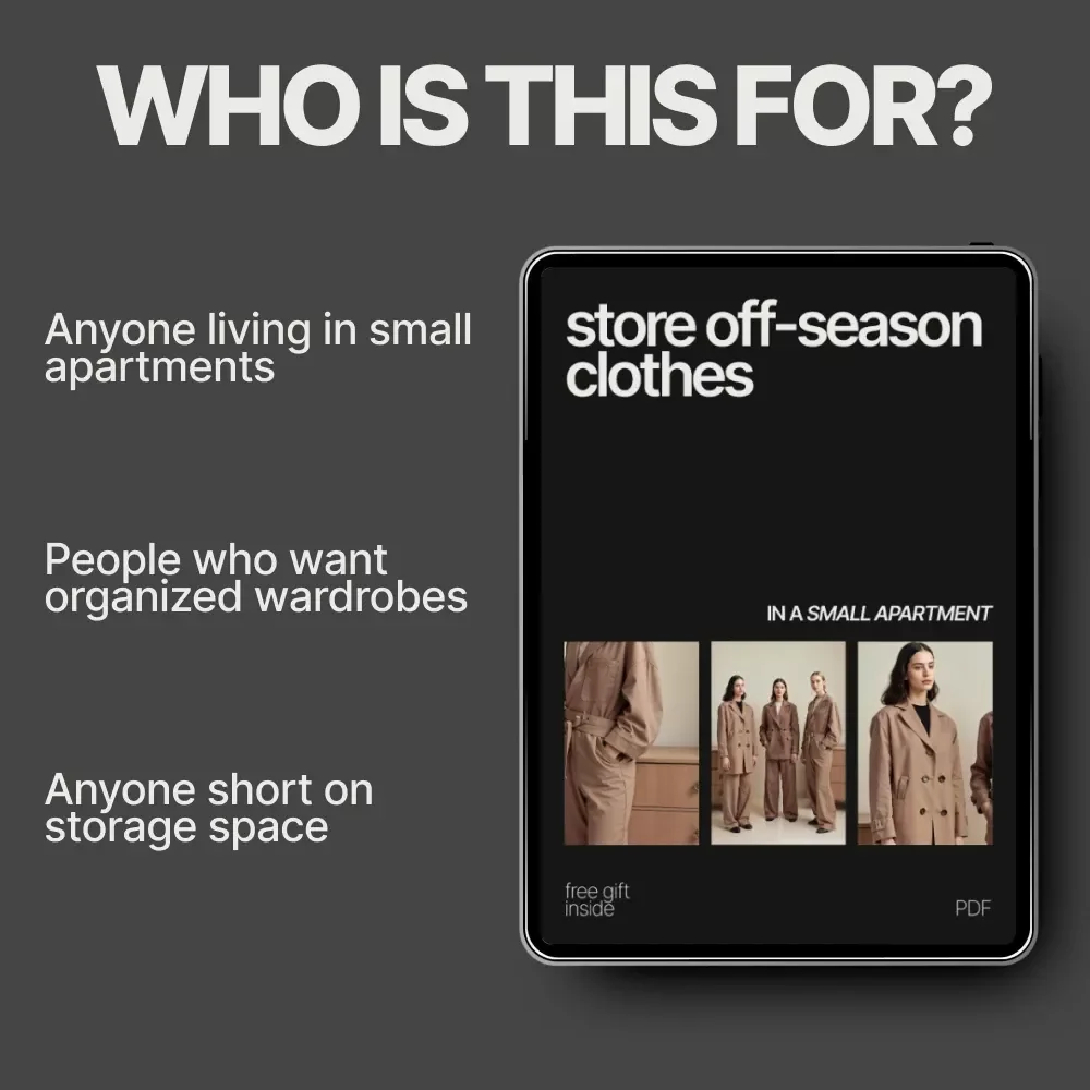 Store Off-Season Clothes in a Small Apartment – Practical Guide on how to store off season clothes in a small apartment | Smart Storage, Declutter & Protect Your Wardrobe