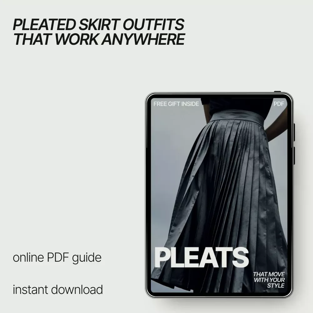 Pleats That Move With Your Style – A Practical Style Guide on how to style a pleated skirt with tops and jackets for Everyday & Occasion Wear
