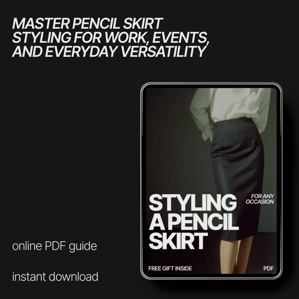 Styling a Pencil Skirt for Any Occasion | Ebook Guide | Workwear to Event Style Made Easy