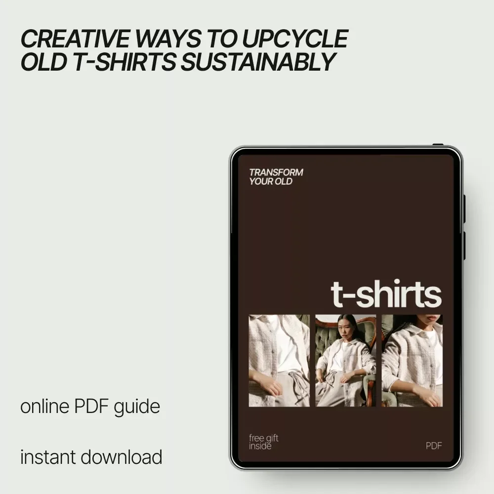 Transform Your Old T-Shirts | Upcycling Guide, Sustainable Fashion eBook, DIY T-Shirt Crafts, Repurposing Ideas, Eco-Friendly Digital Download