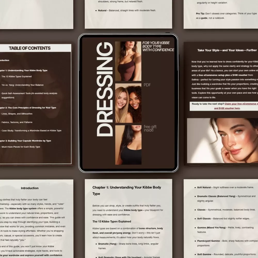 Dressing for Your Kibbe Body Type with Confidence | How to Dress for Your Kibbe Body Type eBook | Complete Style Guide & Capsule Wardrobe System