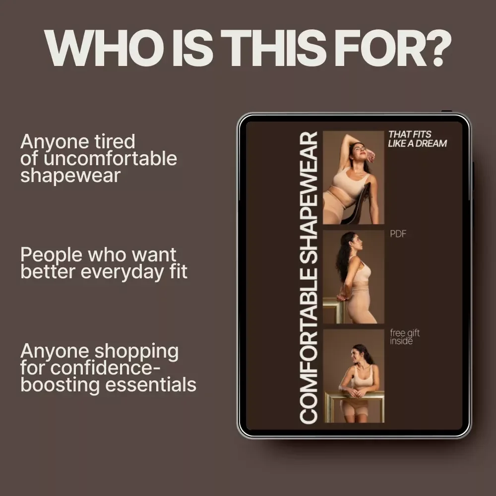Comfortable Shapewear That Fits Like a Dream | Ultimate Guide on how to find shapewear that's actually comfortable | Confidence-Boosting Fit & Fabric Tips