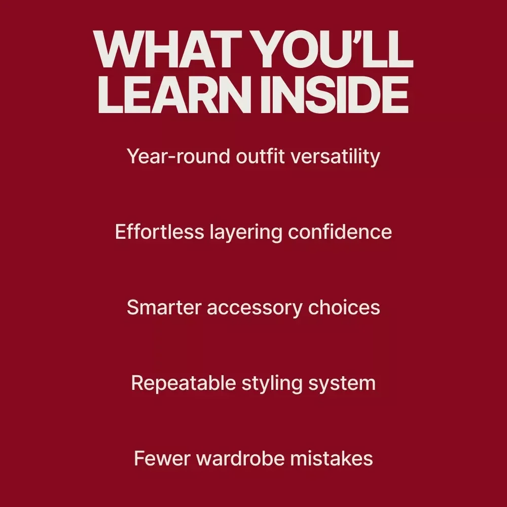 Layers and Quiet Confidence With a Slip Dress | Ebook Guide on how to style a slip dress for layering and accessories | Effortless Outfit Building & Modern Wardrobe Styling