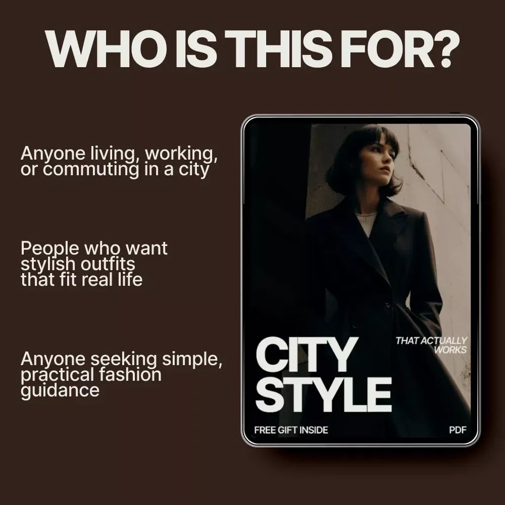 City Style That Actually Works – A Practical Urban Fashion eBook | How to Style Outfits for City Life with Confidence