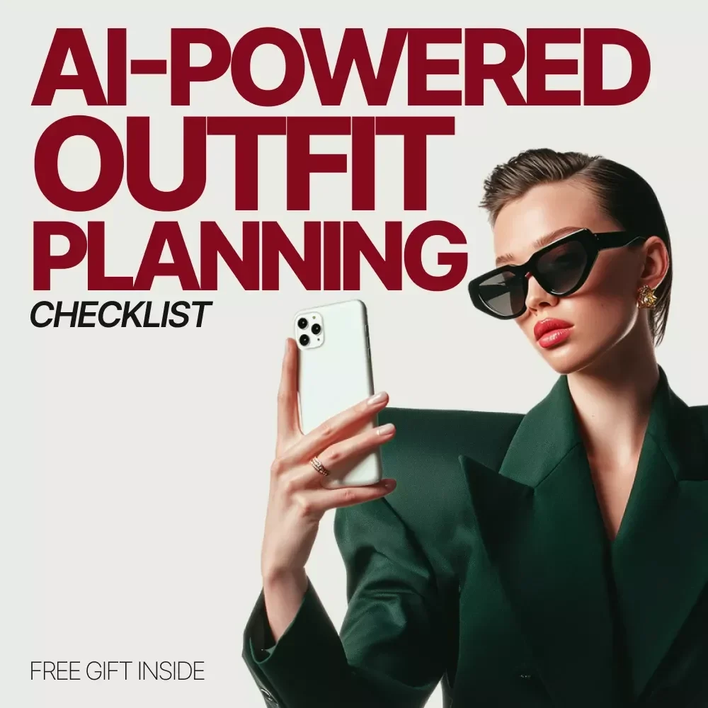 AI-Powered Outfit Planning Checklist | Smart Weekly Wardrobe Planner, AI Style Guide, Fashion Planning Download