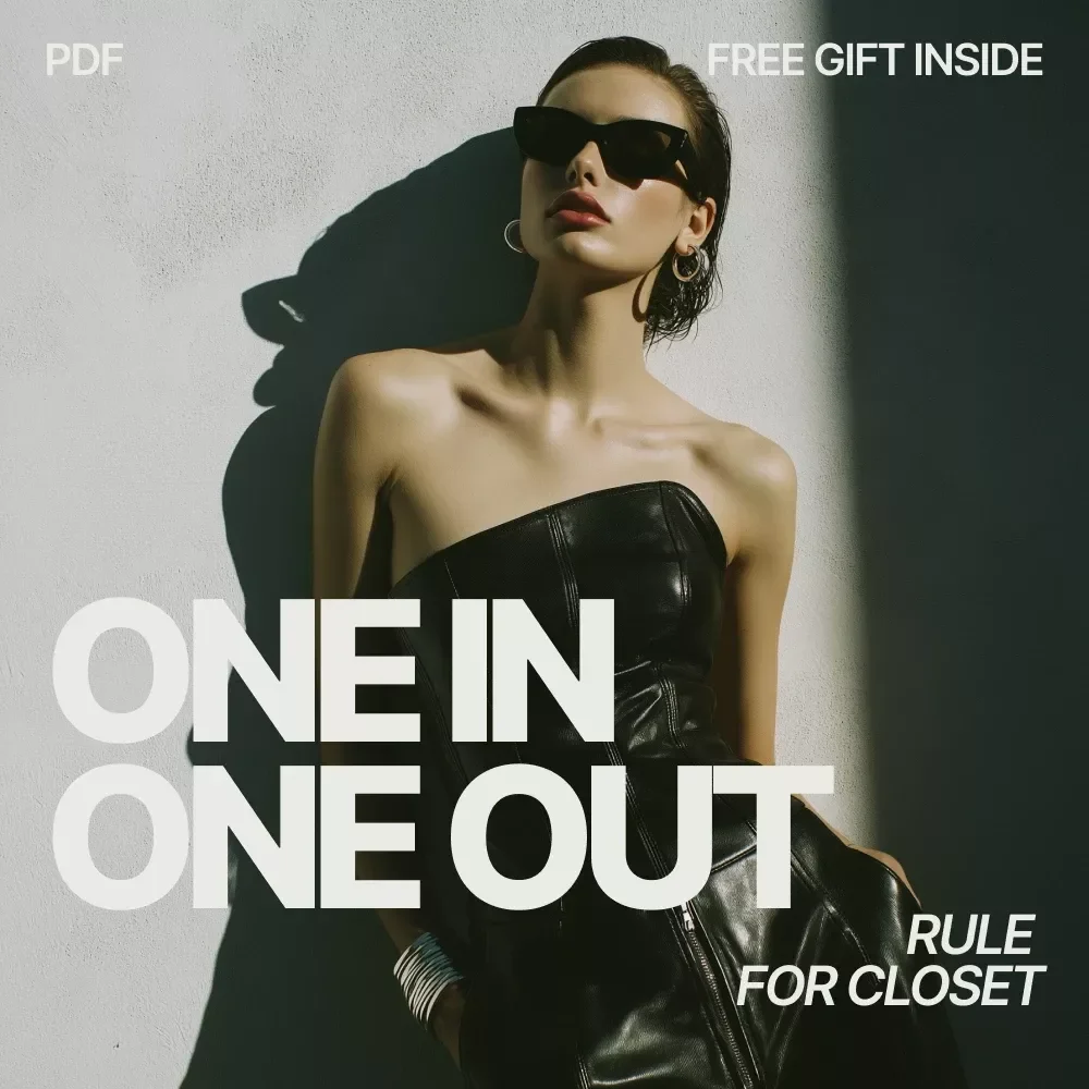 One In One Out Rule for Closet Checklist | Simple Weekly Decluttering System | Printable Digital Download