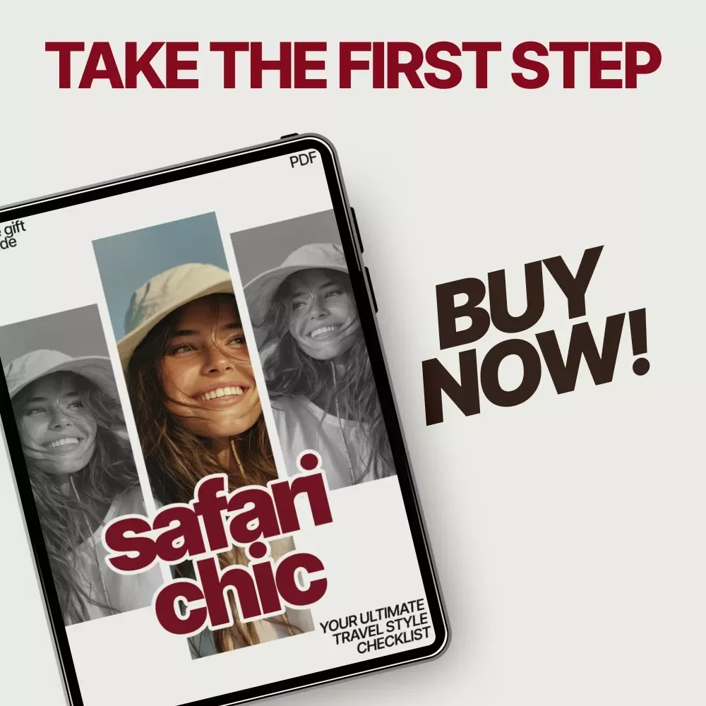 Safari Chic: Your Ultimate Travel Style Checklist | Safari Packing Guide for Effortless Travel Style for a Safari Trip | Digital Download