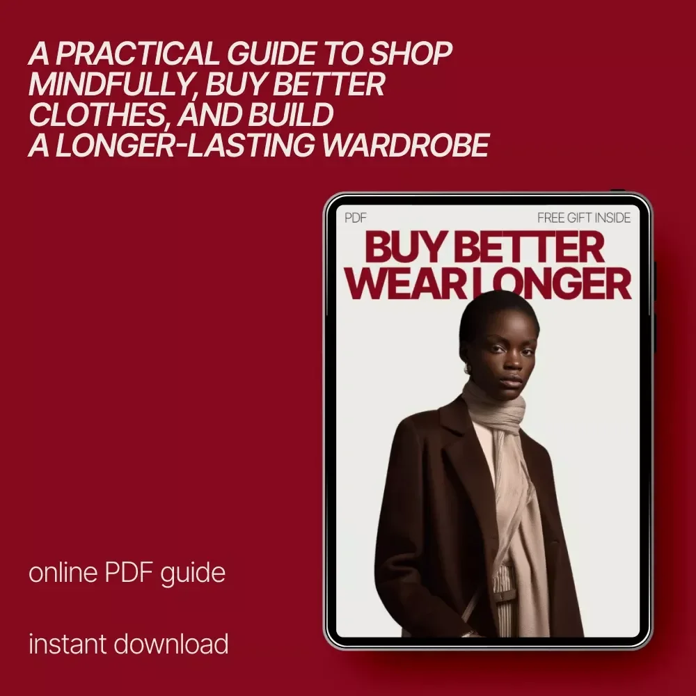 Buy Better Wear Longer – A Mindful Fashion Guide on How to Shop Mindfully for New Clothes