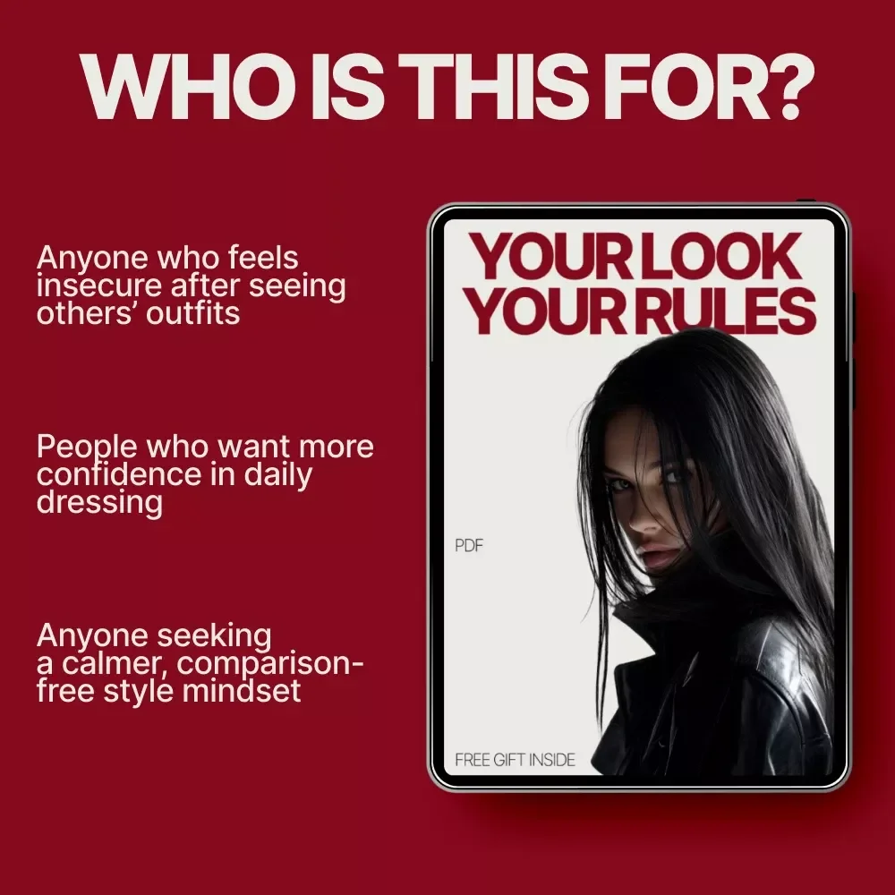 Your Look Your Rules – A Confidence-First Style Guide on how to stop comparing outfits to others