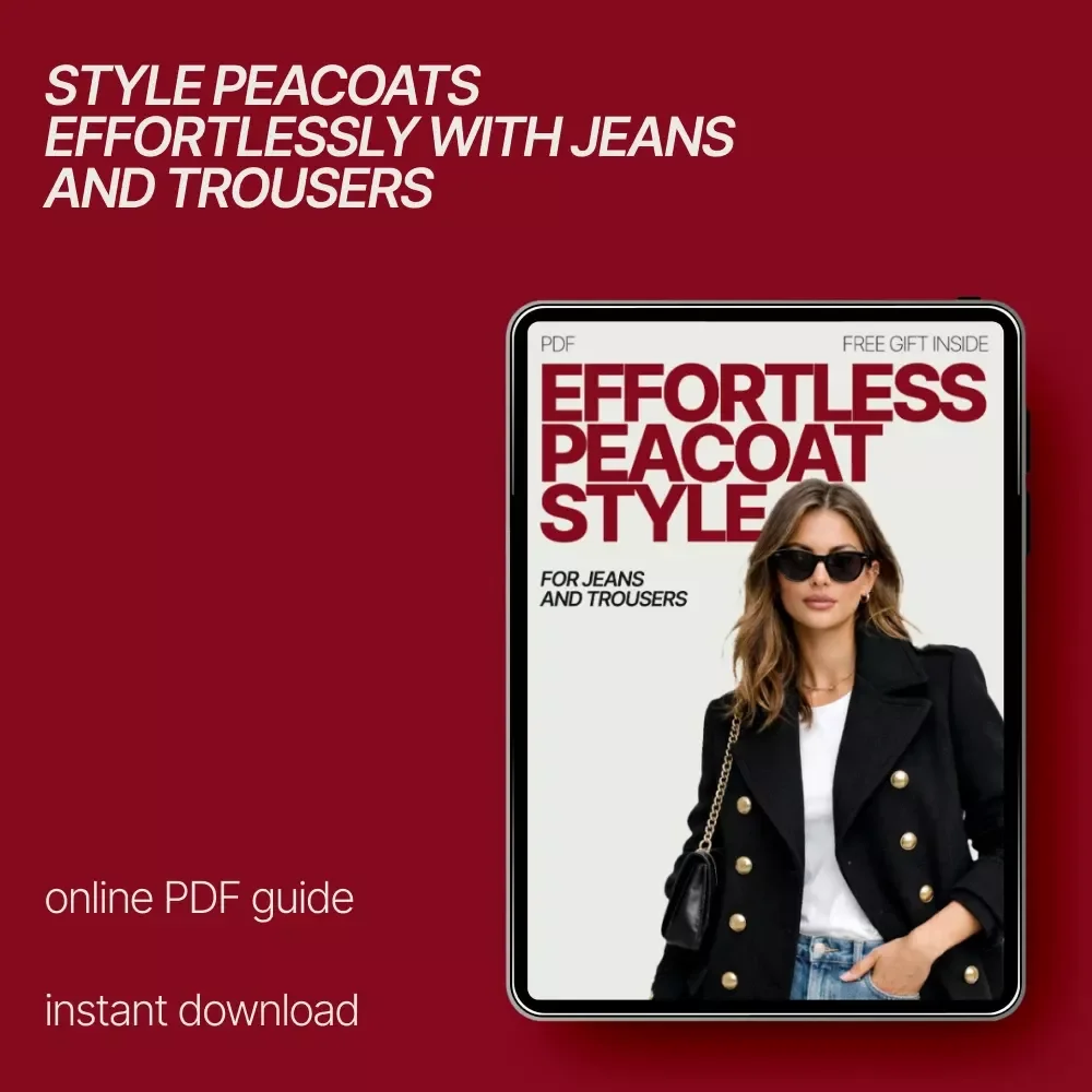 Effortless Peacoat Style for Jeans and Trousers – How to Style a Peacoat with Trousers and Jeans | Men’s & Women’s Outfit Guide eBook