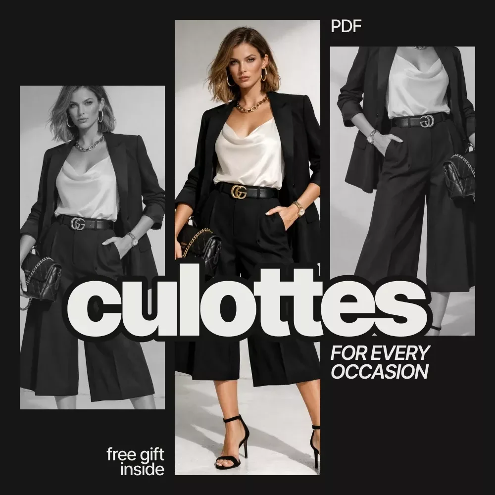 Culottes for Every Occasion: Digital Style Guide | How to Style Culottes for Work and Weekends