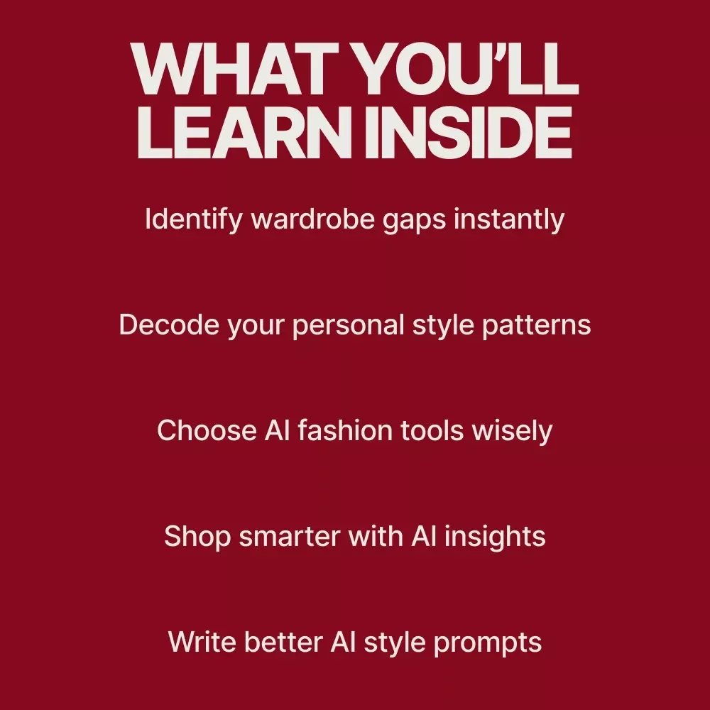 Smart Style: How AI Can Perfect Your Wardrobe – AI Fashion Guide, Smart Closet Planning Ebook, ai that tells you what's missing from your wardrobe