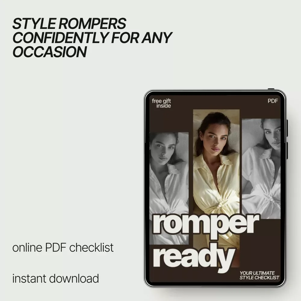 Romper Ready: Your Ultimate Style Checklist – How to Wear a Romper with Confidence | Easy Digital Fashion Checklist